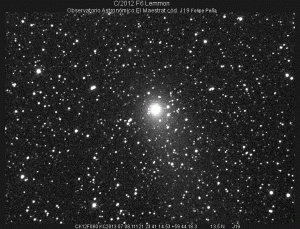 C/2012 F6 Lemmon Observatorio Astronómico El Maestrat cód. J19 Felipe Peña
