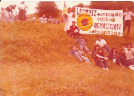 1978 manifestación contra Lemoiz