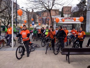 los ciclistas