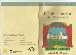 Portada programa XXXIII Jornadas Infantiles Umeen Jardunaldiak (FILEminimizer)